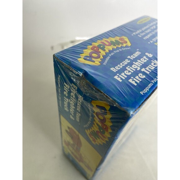 Amazon.com: 8 Pieces Firefighter Action Figures, Fireman  VTG Poppums Rescue Team Firefighter & Fire Truck Figure Toy Set SEALED New